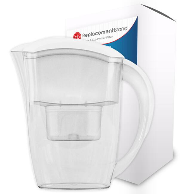 Brita Comparable 6 Cup Water Pitcher for the Clear 6 Cup Pitcher - White