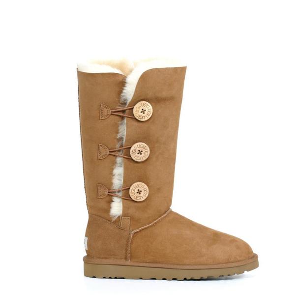 ugg bailey button triplet chestnut