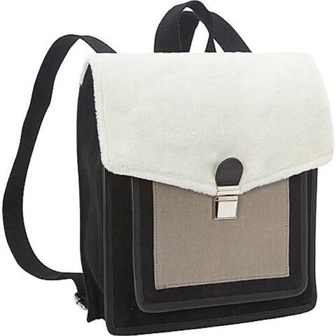 Sharo Acryllic Wool and Canvas Backpack