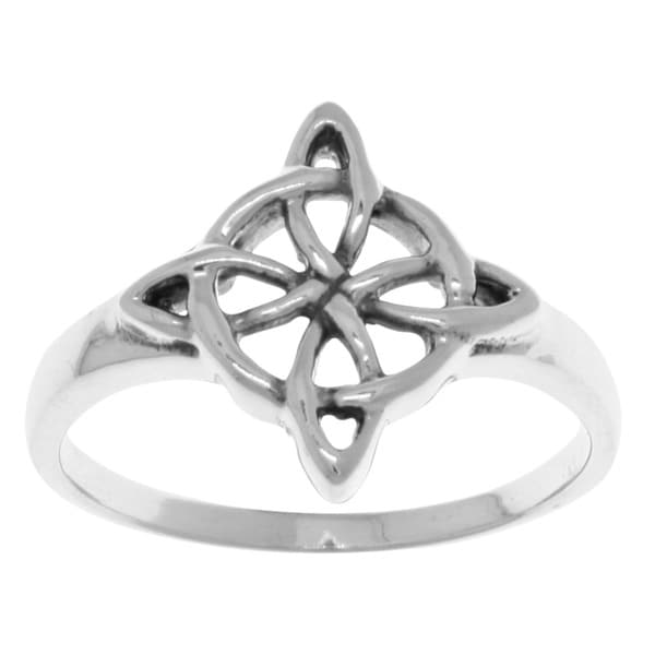 Carolina Glamour Collection Sterling Silver Celtic Quaternary Knot Good ...