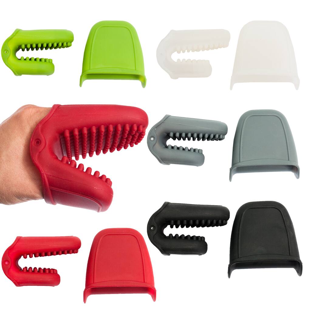 Silicone Mini Oven Mitt/Pot Holders with Nibs (Pack of 2)