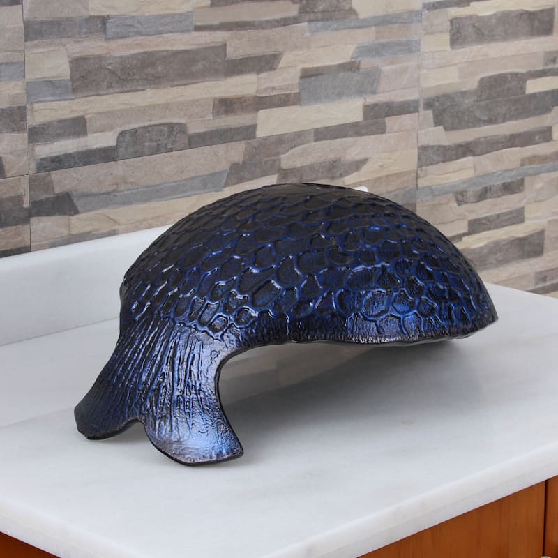 Elite Mermaid IVAN Tempered Glass Bathroom Vessel Sink