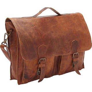 Le Donne Leather Capella Flap-over Messenger Bag - 18939909 - Overstock ...