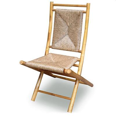 Heather Ann Bamboo Folding Chairs (Set of 2)