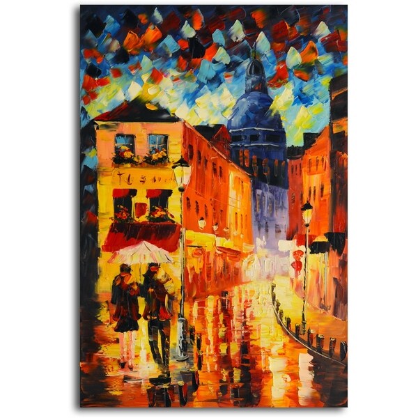 Shop Night Life' Original Oil Painting on Canvas Free Shipping Today