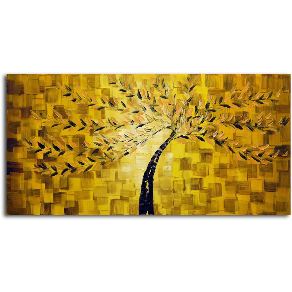 Textured Tree' Original Oil Painting on Canvas