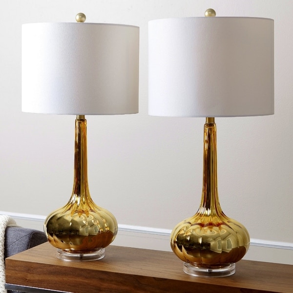 Gold Mercury Gl Table Lamp Design Ideas Abbyson Antique Gold Mercury Gl 28 Inch Table Lamp Set Of 2