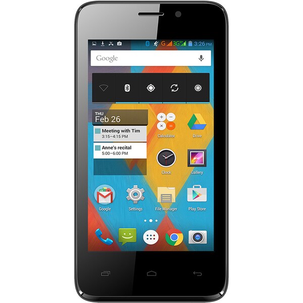 Unnecto Quattro X Unlocked GSM Dual-SIM HSDPA 3G 4-inch Android 4.4.2 ...