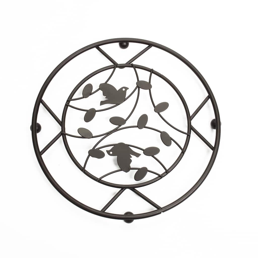 Bronze Birdsong Design Trivet