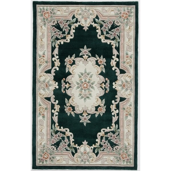 Inez Hand-Tufted Wool Oriental Area Rug (4' x 6') - 4' x 6'