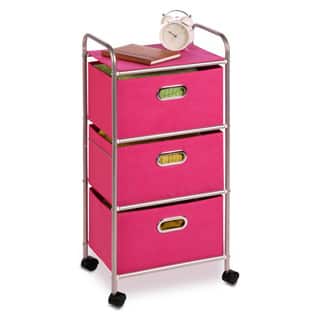 Pink Office Supplies Discover Our Best Deals At Honey Can Do 3 Drawer Rolling Cart Pink