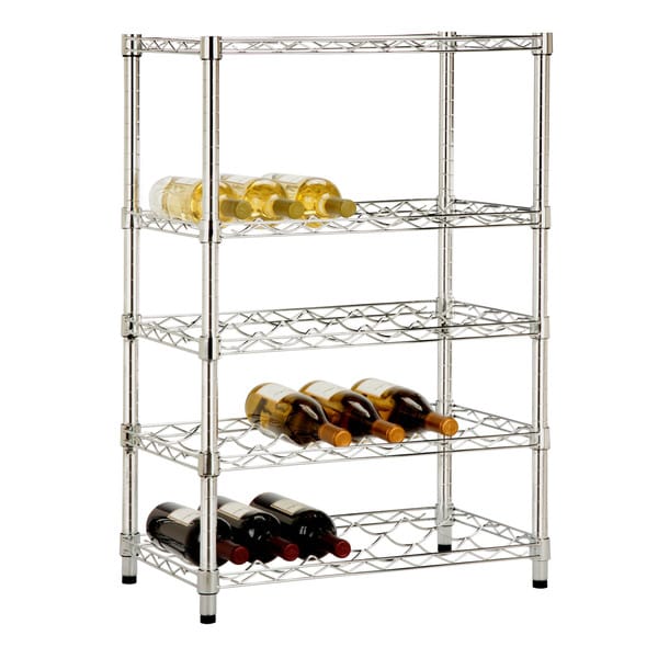 Honey Can Do 24 bottle Wine Rack 5 tier and Cradles   17207115