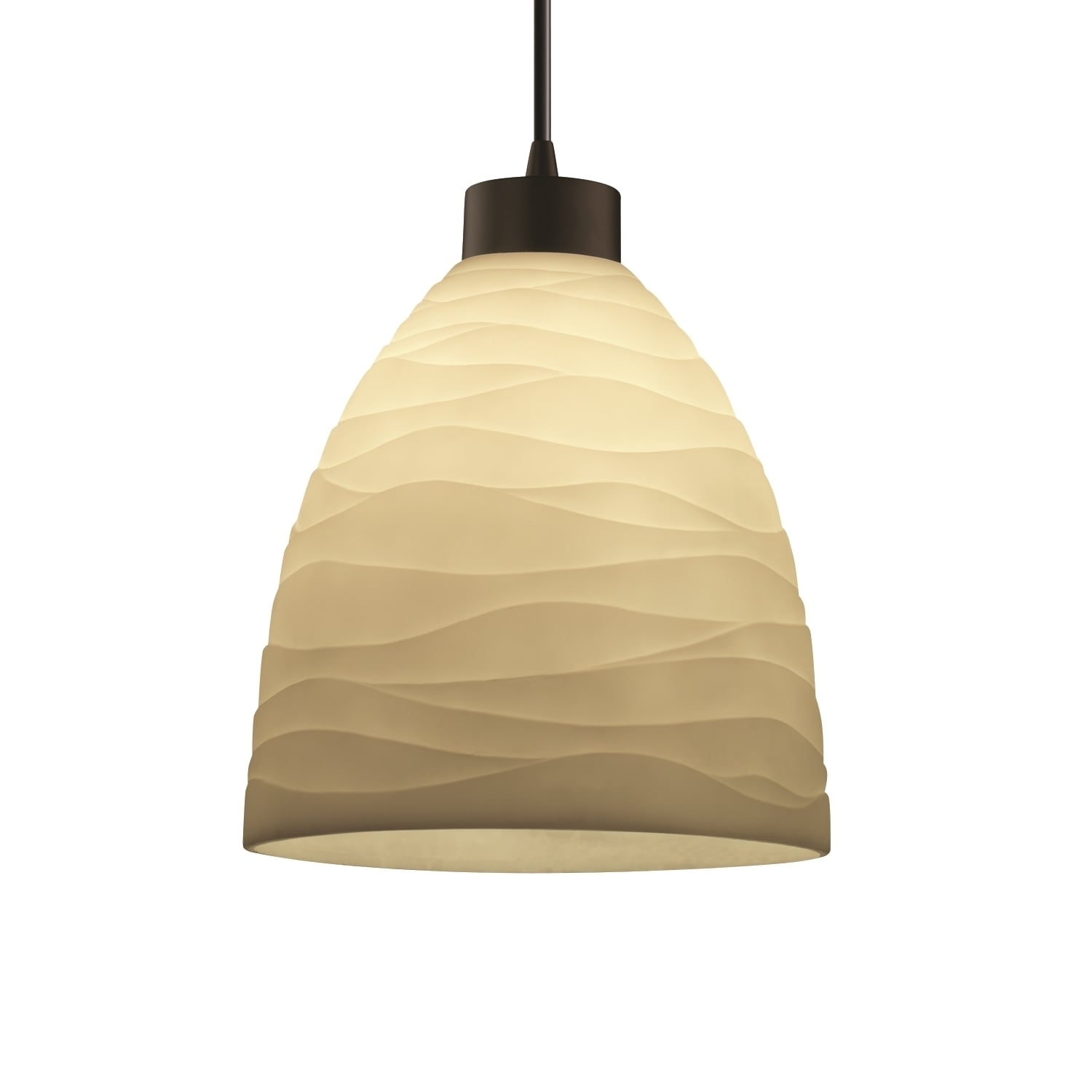 Justice Design Group Wire Mesh Victoria 5-light Brushed Nickel Chandelier, Cylinder w/ Flat Rim Shade (Dark bronze, Waves) - Chandeliers For Bedrooms by Overstock.com