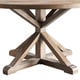 preview thumbnail 5 of 11, Benchwright Rustic X-base Round Pine Wood Dining Table by iNSPIRE Q Artisan