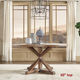 preview thumbnail 3 of 16, Benchwright Rustic X-base Round Pine Wood Dining Table by iNSPIRE Q Artisan