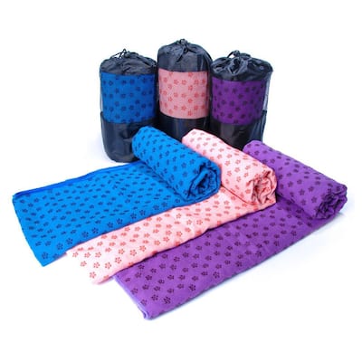 Non-skid Yoga Towels with Carrying Bag