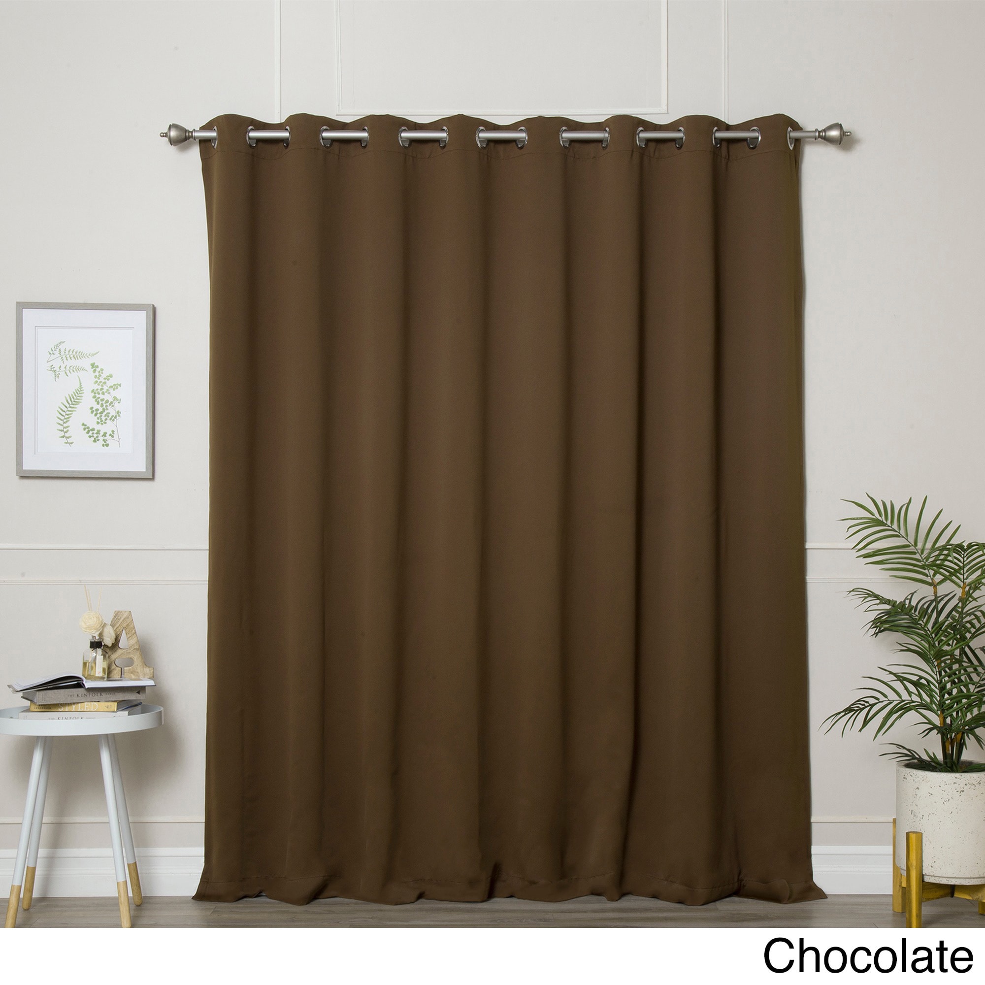 Aurora Home Extra Wide Thermal Insulated 84 Inch Blackout Curtain Aurora Home Extra Wide Thermal Insulated 84 Inch