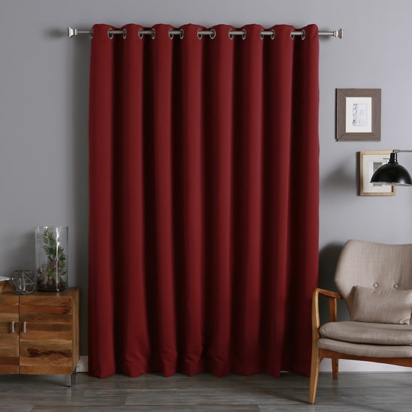Aurora Home ExtraWide Thermal Insulated 84inch Blackout Curtain Panel  Free Shipping Today 