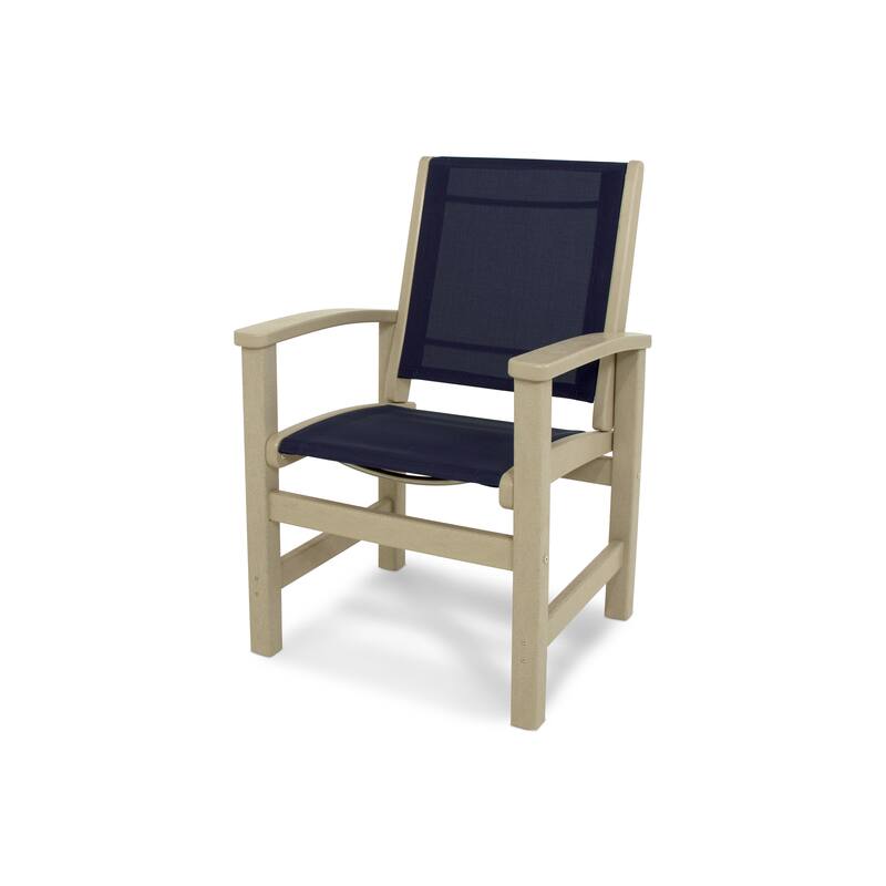 POLYWOOD Coastal Dining Chair - Antique Brown