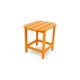 preview thumbnail 6 of 13, POLYWOOD® South Beach 18 inch Outdoor Side Table Tangerine