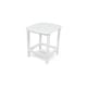 preview thumbnail 13 of 13, POLYWOOD® South Beach 18 inch Outdoor Side Table White