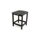 preview thumbnail 7 of 13, POLYWOOD® South Beach 18 inch Outdoor Side Table Black