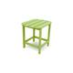 POLYWOOD® South Beach 18 inch Outdoor Side Table - Lime