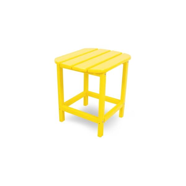 slide 2 of 15, POLYWOOD® South Beach 18 inch Outdoor Side Table lemon