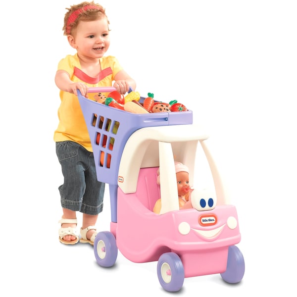 little tikes shopping trolley pink