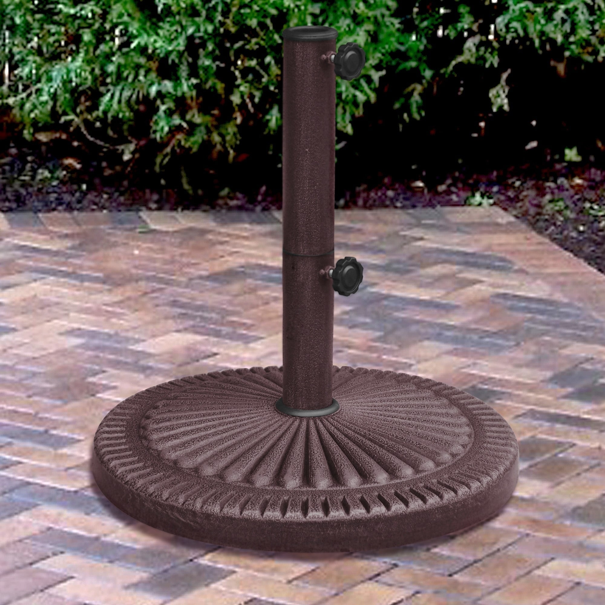 Shop Black Friday Deals On 66 Lb Weather Resistant Umbrella Base In Bronze Resin Finish Overstock 10064535