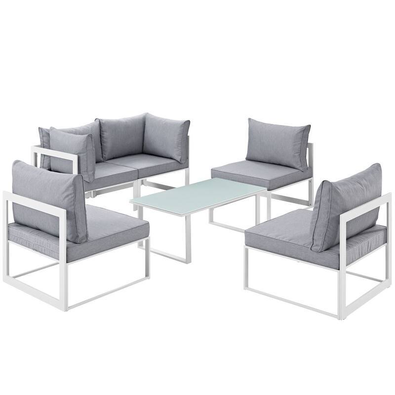 Chance 6-piece Outdoor Patio Sectional Sofa Set