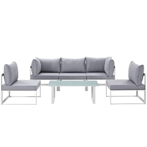 Chance 6-piece Outdoor Patio Sectional Sofa Set