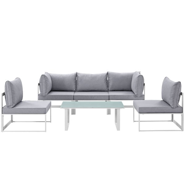 Chance 6-piece Outdoor Patio Sectional Sofa Set. Opens flyout.