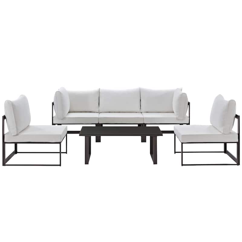 Chance 6-piece Outdoor Patio Sectional Sofa Set