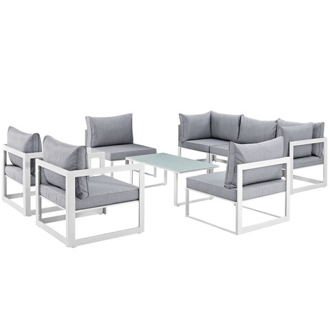 Chance 8-piece Outdoor Patio Sectional Sofa Set