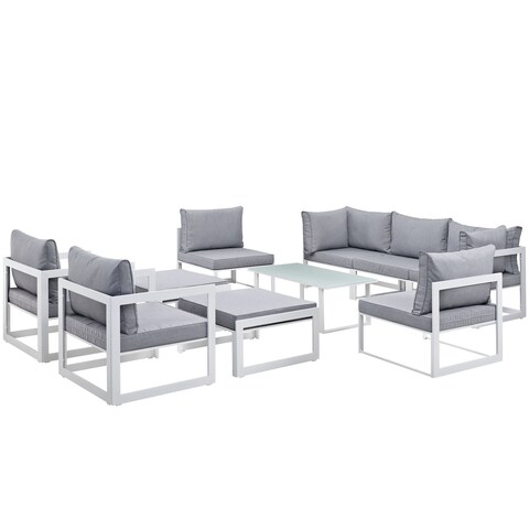 Chance 10-piece Outdoor Patio Sectional Sofa Set
