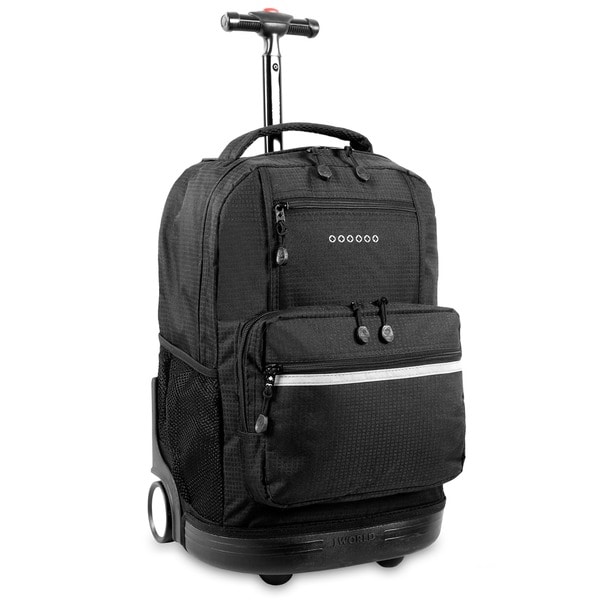 Shop J World New York Sunset 18inch Rolling Backpack Free Shipping Today