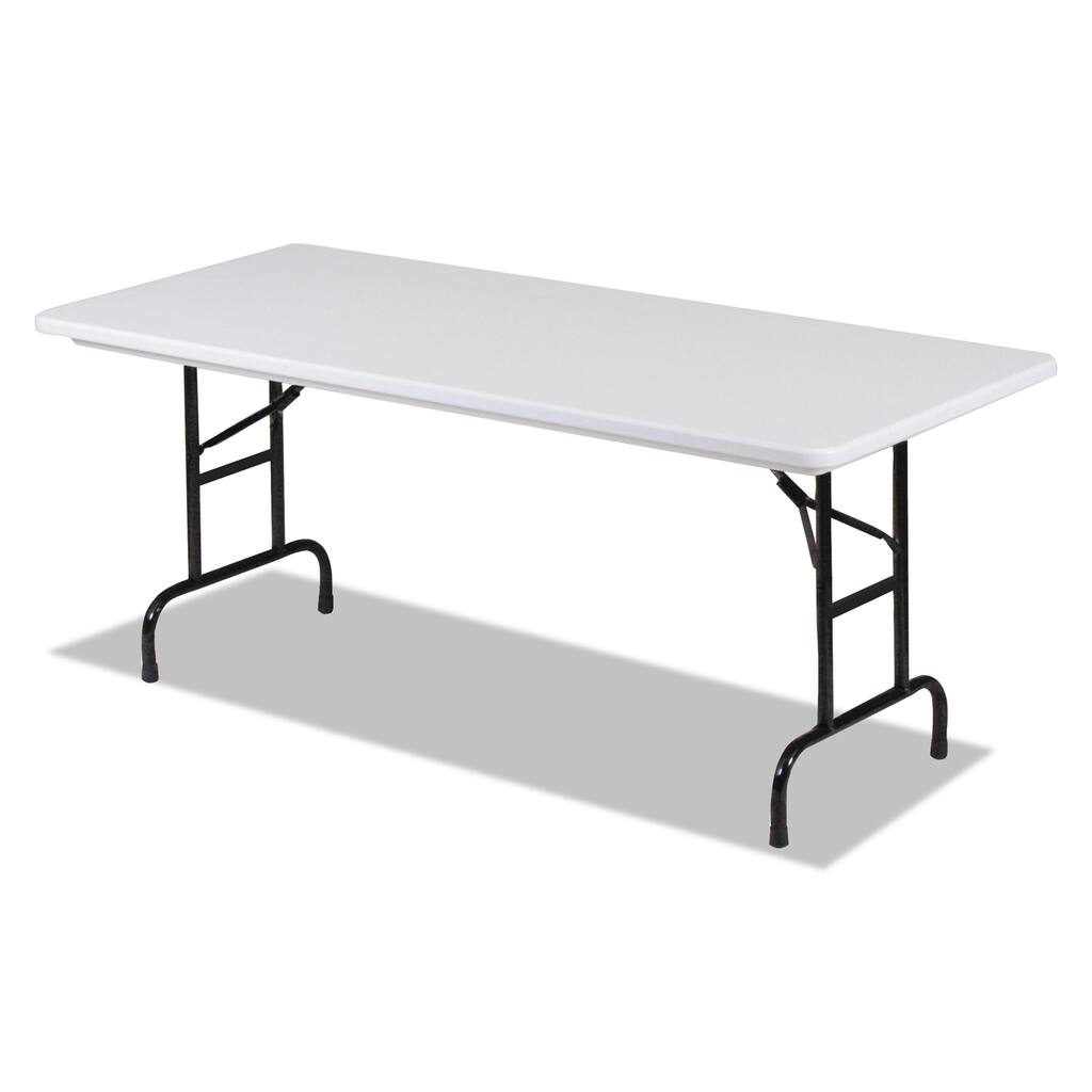 Alera Blow Molded Resin Top Folding Gray Granite Tables