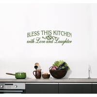 Vinyl wall decal for kitchen