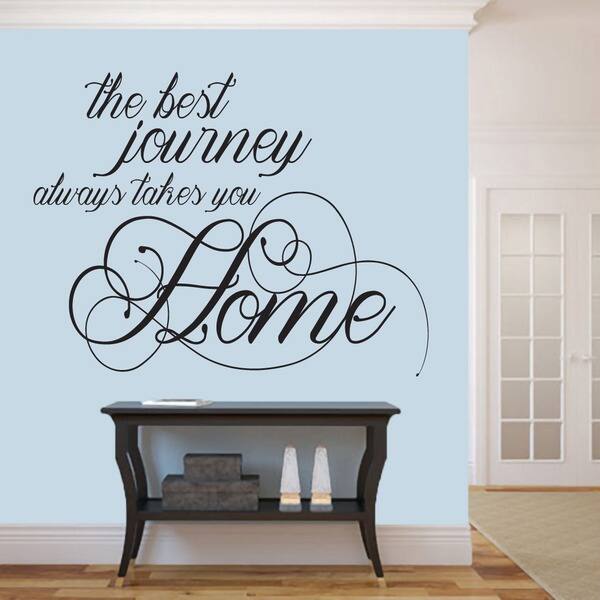 The Best Journey Wall Decal (48-inch x 37-inch) - Bed Bath & Beyond ...