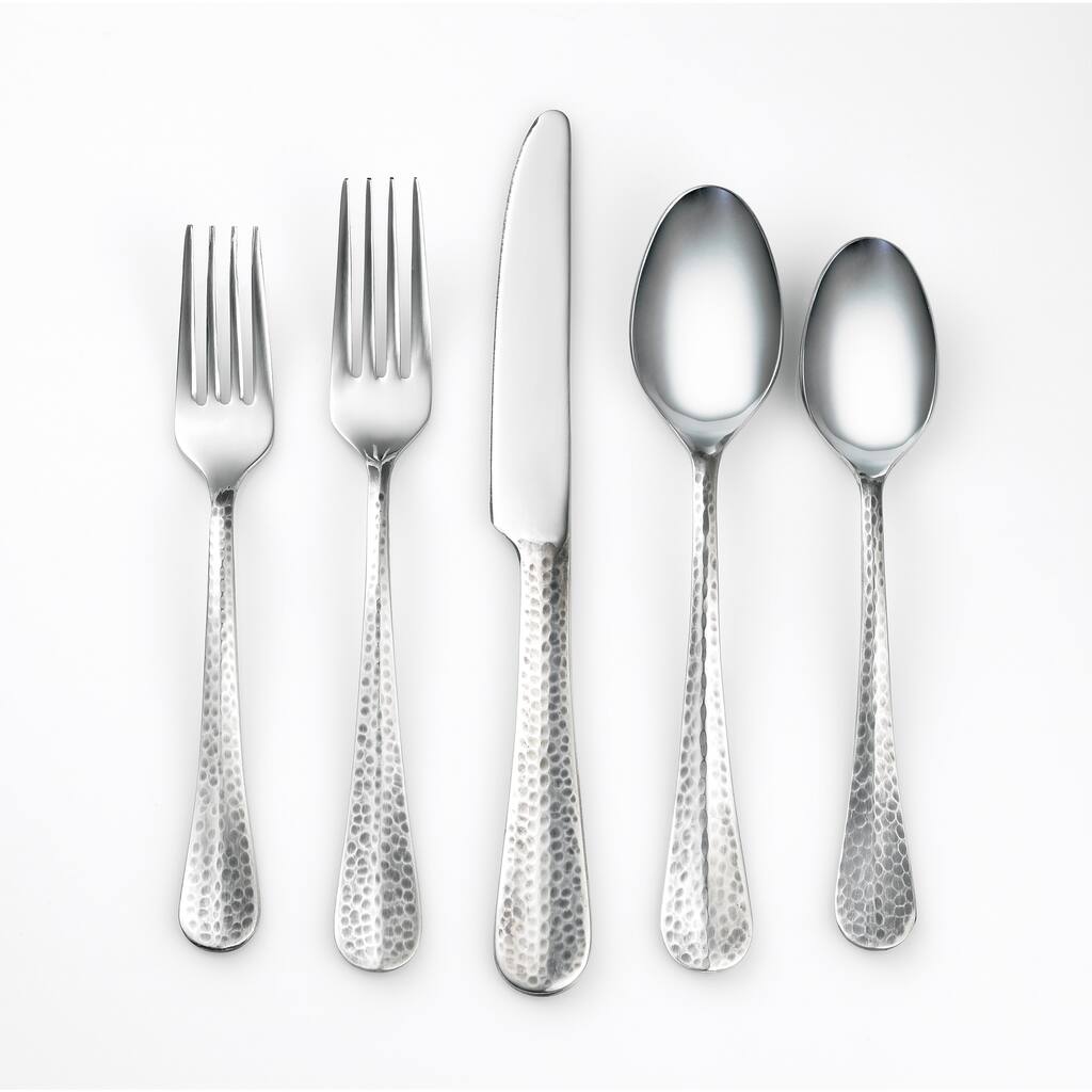 Cambridge Silversmiths Indira Jessamine Antique Silver 20-piece Flatware Set - 20piece