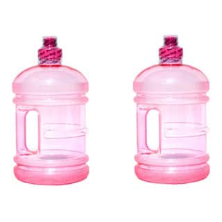 H8O 64-ounce BPA-free Water Jug with Handle (Pack of 2) - Pink