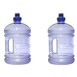 H8O 64-ounce BPA-free Water Jug with Handle (Pack of 2) - Purple
