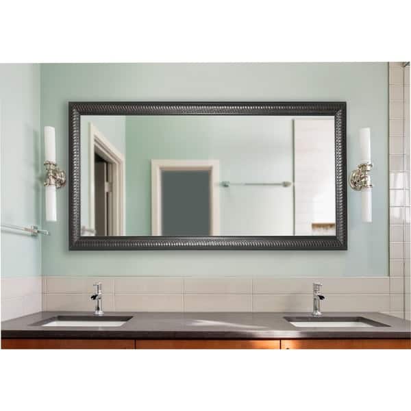 American Made Extra Large 39 x 78-inch Royal Curve Vanity Wall Mirror -  Dark Mahogany - Bed Bath & Beyond - 10067526