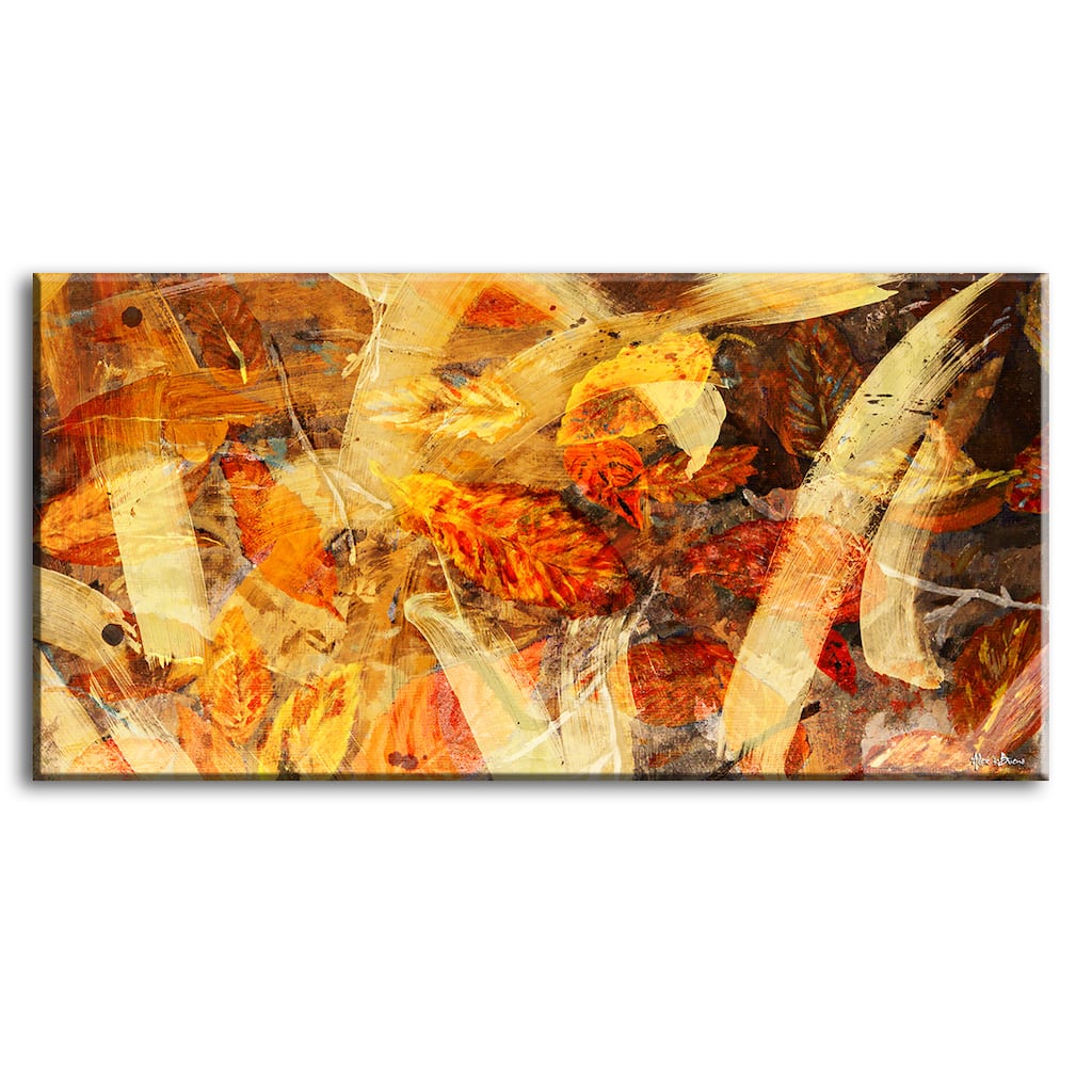 Ready2HangArt 'Painted Petals LXV' Floral Canvas Wall Art