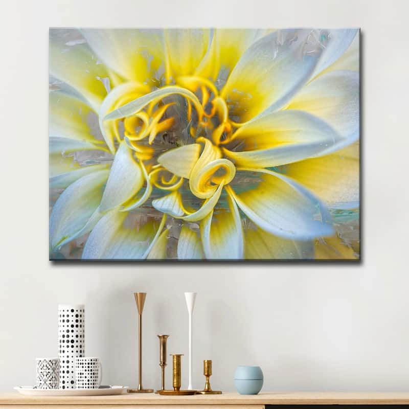 Ready2HangArt 'Painted Petals XXXVII' Canvas Wall Art