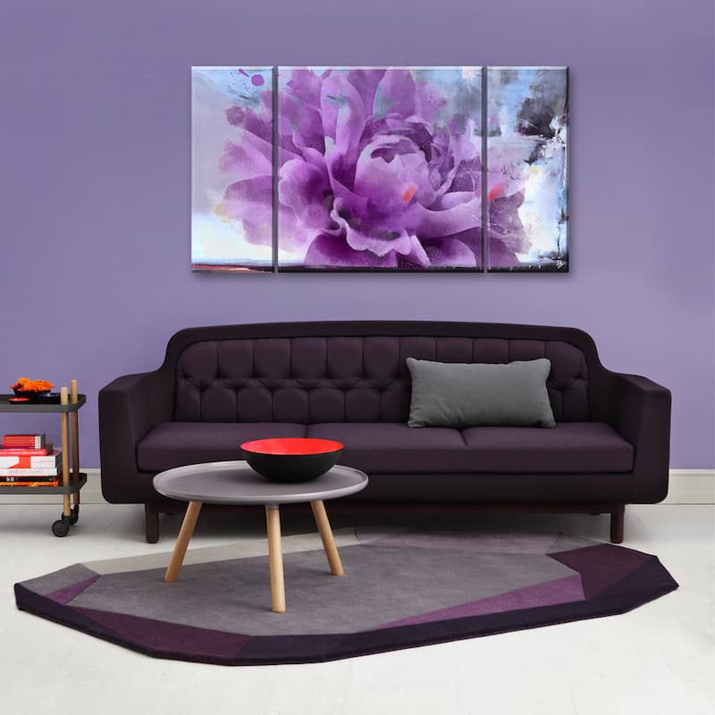 Ready2HangArt 'Painted Petals LI' 3-piece Canvas Wall Art Set