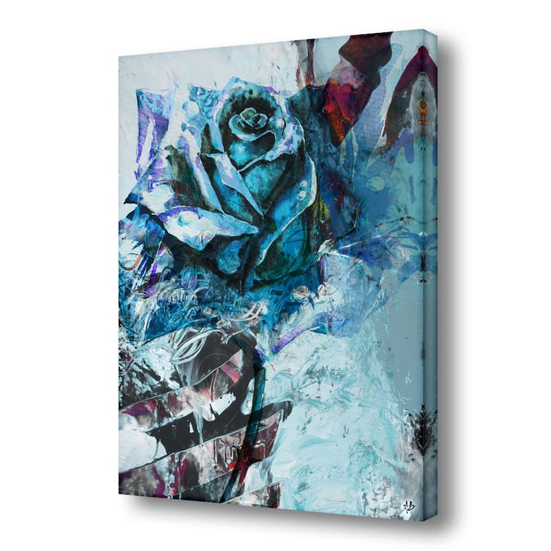 Ready2HangArt 'Painted Petals XXXIX' Floral Canvas Wall Art