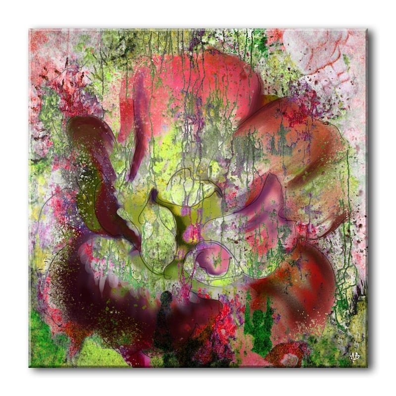 Ready2HangArt 'Painted Petals LVI' Canvas Wall Art