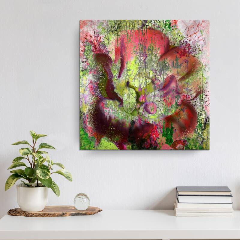 Ready2HangArt 'Painted Petals LVI' Canvas Wall Art